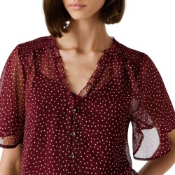 Pepe Jeans Camisa Loraine Burdeos Lotus Red Mujer