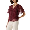 Pepe Jeans Camisa Loraine Burdeos Lotus Red Mujer