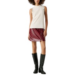 Pepe Jeans Camiseta Ben Blanco Roto Oyster White Mujer