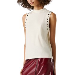 Pepe Jeans Camiseta Ben Blanco Roto Oyster White Mujer
