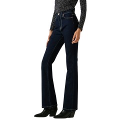 Pepe Jeans Pantalón Vaquero Jeans Flare Azul Oscuro Denim Mujer