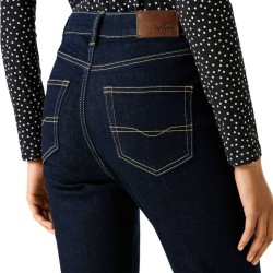 Pepe Jeans Pantalón Vaquero Jeans Flare Azul Oscuro Denim Mujer
