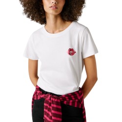 Pepe Jeans Camiseta Brule Blanca White Mujer