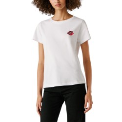 Pepe Jeans Camiseta Brule Blanca White Mujer