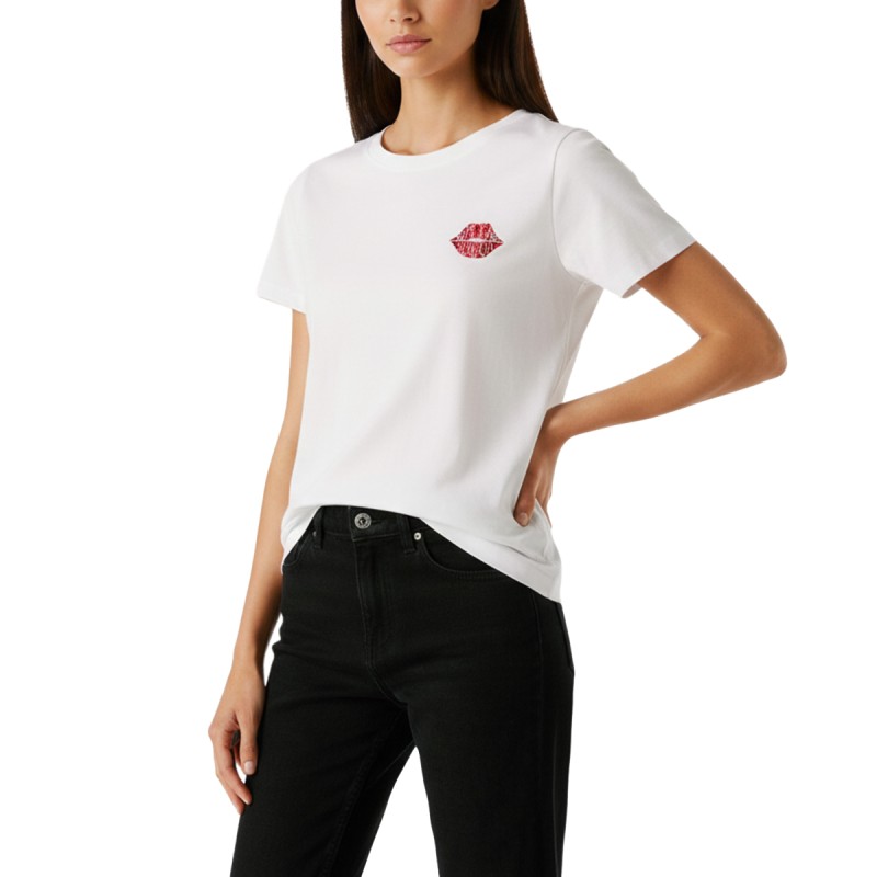Pepe Jeans Camiseta Brule Blanca White Mujer