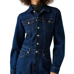 Pepe Jeans Peto Vala Azul Oscuro Denim Mujer