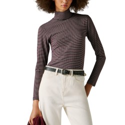Pepe Jeans Camiseta Binty Gris Rojo Marl Grey Mujer