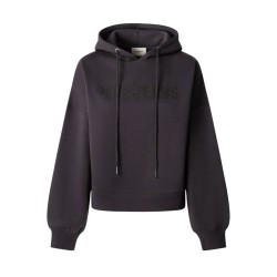 Pepe Jeans Sudadera Berenina Gris Oscuro Washed Black Mujer