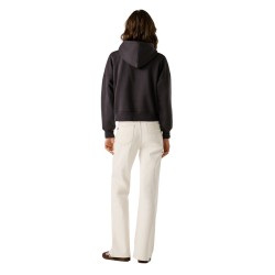 Pepe Jeans Sudadera Berenina Gris Oscuro Washed Black Mujer