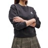 Pepe Jeans Sudadera Letha Gris Oscuro Washed Black Mujer