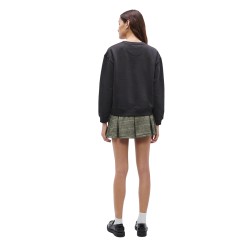 Pepe Jeans Sudadera Letha Gris Oscuro Washed Black Mujer