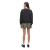 Pepe Jeans Sudadera Letha Gris Oscuro Washed Black Mujer