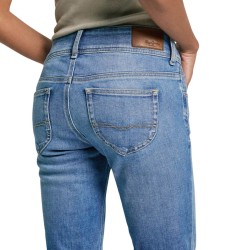 Pepe Jeans Pantalón Vaquero Jeans Straight Venus Azul Denim Mujer