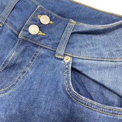Pepe Jeans Pantalón Vaquero Jeans Straight Venus Azul Denim Mujer