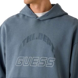 Guess Sudadera Nawat Hoodie Sweatshirt Azul Hombre
