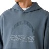 Guess Sudadera Nawat Hoodie Sweatshirt Azul Hombre