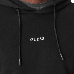 Guess Sudadera Marzio Hoodie Sweatshirt Negro Hombre