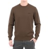 Guess Jersey Kalil Logo Embro Marrón Hombre