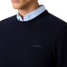 Guess Jersey Karim cn Piquet Stitch Azul Oscuro Hombre