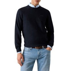 Guess Jersey Karim cn Piquet Stitch Azul Oscuro Hombre