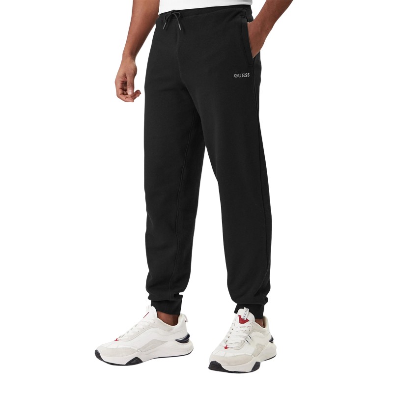 Guess Pantalón Chándal Marzio Cuffed Pant Negro Hombre