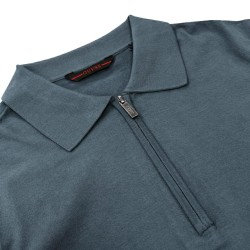 Guess Polo Kadir Tech ss Polo swtr Gris Hombre