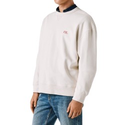 Pepe Jeans Sudadera Garret Blanco Ivory White Hombre
