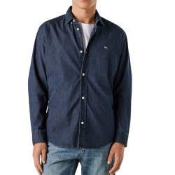 Pepe Jeans Camisa Classic Azul Oscuro Denim Hombre
