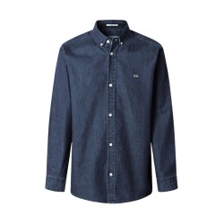 Pepe Jeans Camisa Classic Azul Oscuro Denim Hombre
