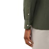 Hackett Camisa Popelín Elástica Ess Stretch Pop Verde Forest Green Hombre