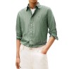 Tommy Hilfiger Camisa Core Hairline Verde Blanco Hombre