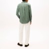 Tommy Hilfiger Camisa Core Hairline Verde Blanco Hombre