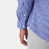 Tommy Hilfiger Camisa Flex Poplin Cuadros Azul Blanco Hombre