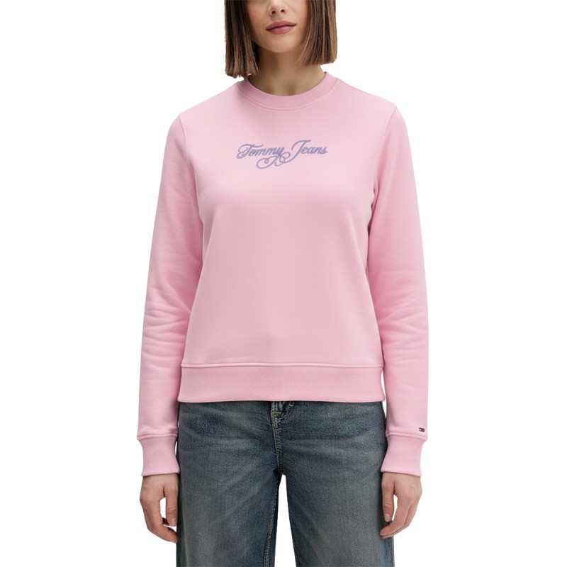 Tommy Hilfiger Sudadera Logo 1 Rosa Light Pink Mujer