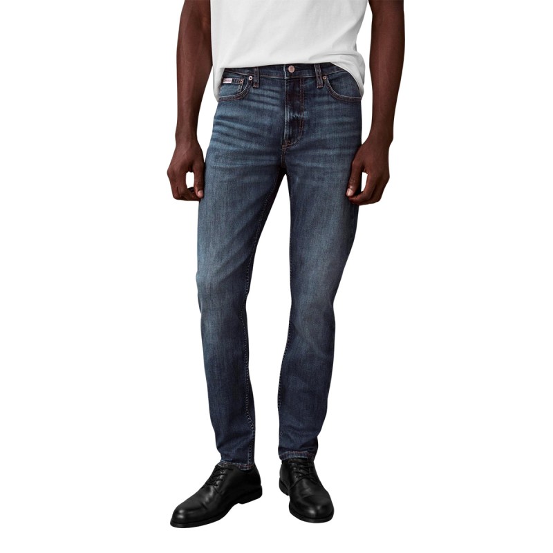 Calvin Klein Pantalón Vaquero Jeans Slim Taper Azul Dark Irving Hombre