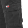 Tommy Hilfiger Pantalón Casual Cargo Sonny Cotton Gris Oscuro Washed BlackHombre