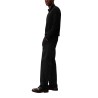 Calvin Klein Pantalón Casual Recto Estilo Años 90 Negro Black Hombre