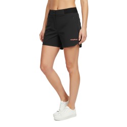 Trangoworld Pantalón Corto Stora Negro Mujer