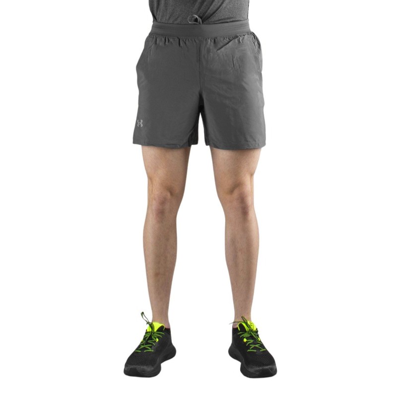 Under Armour Pantalón Corto Ua Launch 5 Gris Castlerock Hombre