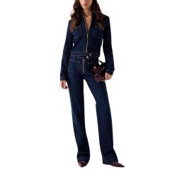 Guess Chaqueta Amelie Jacket Azul Oscuro Mujer