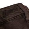 Guess Pantalón Vaquero Zoya Wide Leg Marrón Mujer