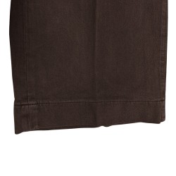 Guess Pantalón Vaquero Zoya Wide Leg Marrón Mujer