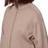 Guess Sudadera Octavia High Neck Full-Zip Beige Mujer