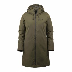 Joluvi Chaqueta Impermeable Stormy W Verde Caza Negro Mujer