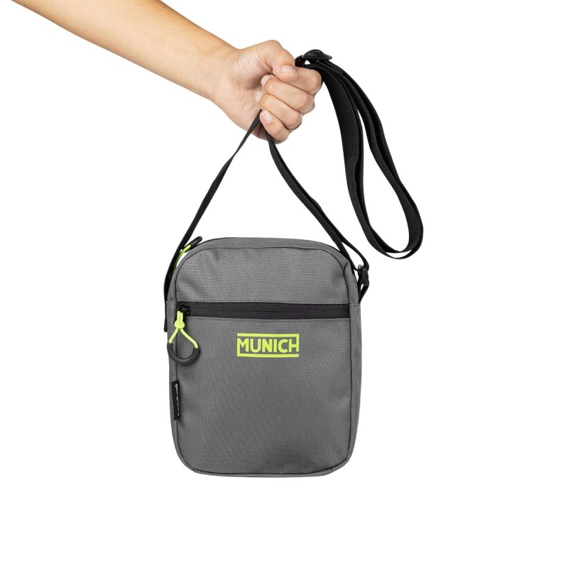 Munich Bolso Gym Sports Recycled Gris Grey Unisex
