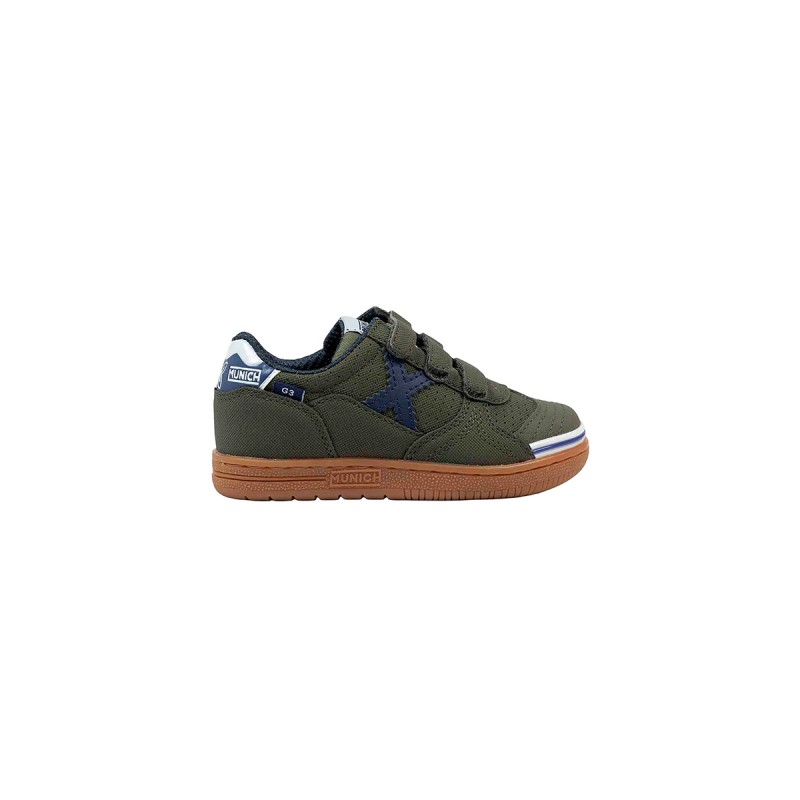Munich Zapatillas G-3 Kid Velcro 45 Verde Green Niño