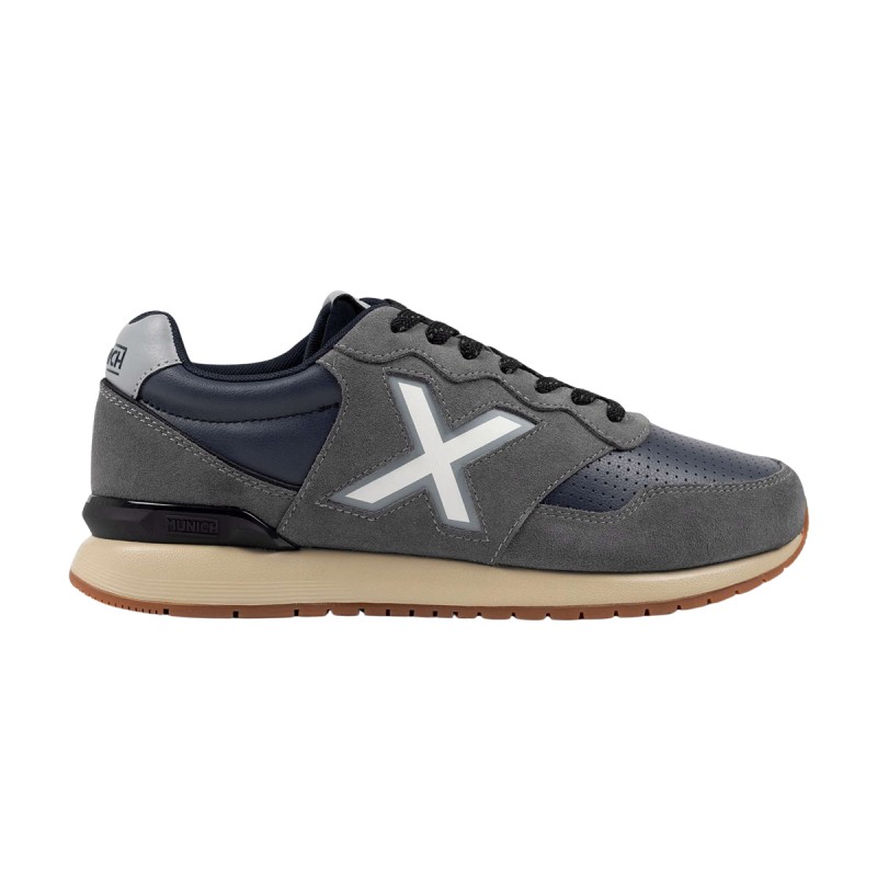 Munich Zapatilla Dash Premium 258 Gris Hombre