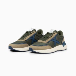 Munich Zapatilla Versus 105 Verde Beige Hombre