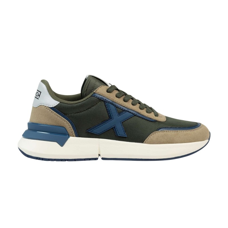 Munich Zapatilla Versus 105 Verde Beige Hombre