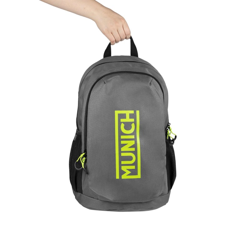 Munich Mochila Gym Sports Recycled Gris Verde